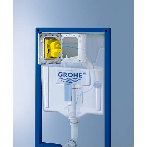 Комплект Система инсталляции для унитазов Grohe Rapid SL 38929000 4 в 1 с кнопкой смыва + Унитаз подвесной Villeroy & Boch O Novo 5688 H1 01 alpin, с