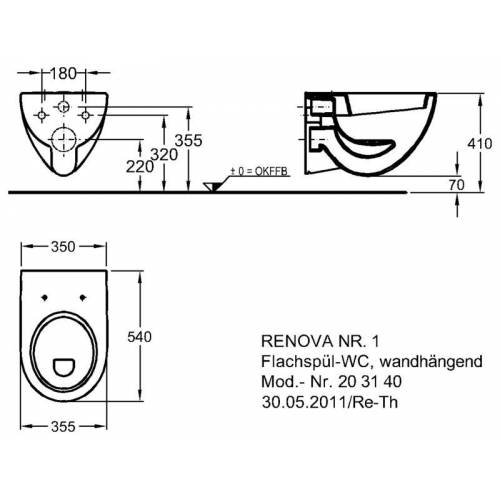 Унитаз подвесной KERAMAG Renova Nr.1 (F203140000)