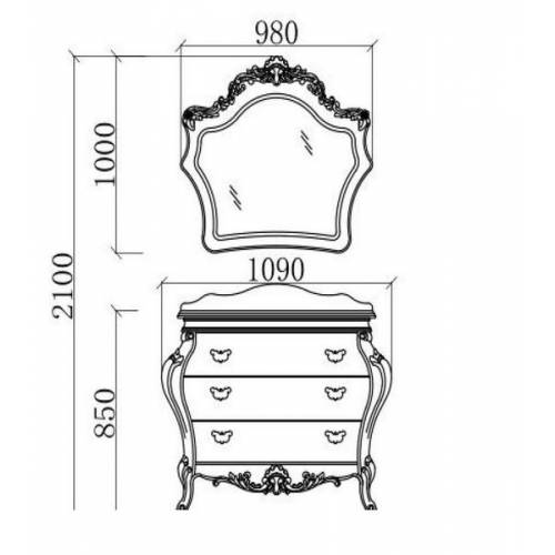 Комплект мебели Orans BC 100 (BC-7101)