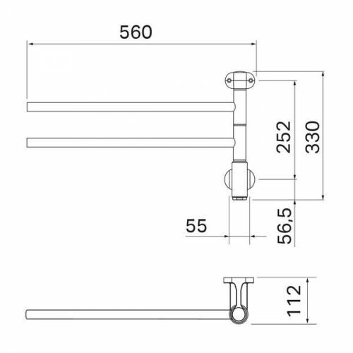 Полотенцесушитель электрический Pax (Flex I 2/550)