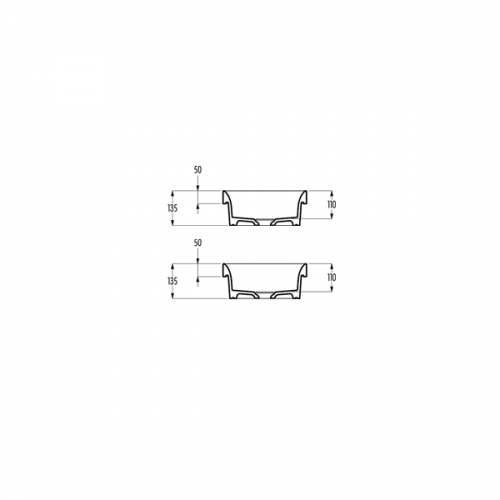 Раковина встраиваемая Eto Ulm (01819001) (60 см)