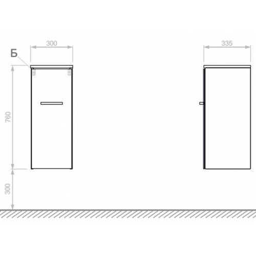 Шкаф Verona Susan (SU402) одна дверка (правый/левый)