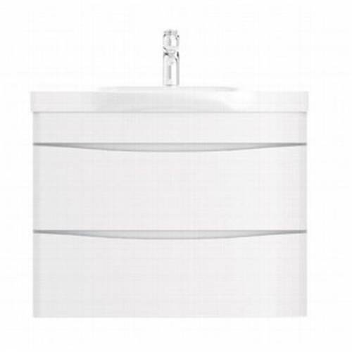 Тумба для ванной Am.Pm Like (M80-FHX0802-WC0802) (белый, глянец) (80 см) (с раковиной)