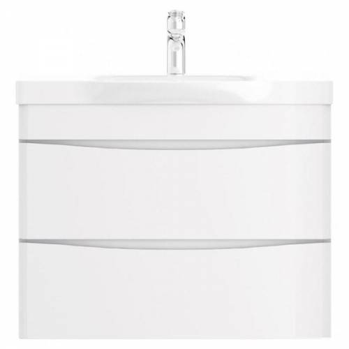 Тумба для ванной Am.Pm Like (M80FHX0802WG) (белый, глянец) (80 см)