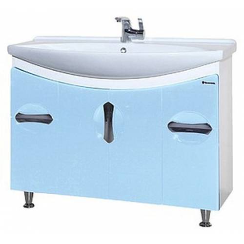 Тумба для ванной Bellezza Лагуна 120 (голубой)