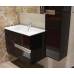 Тумба для ванной Roca Victoria Nord Black Edition (ZRU9000097) (80 см) черный глянец