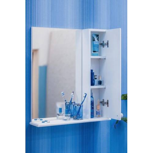 Зеркальный шкаф Sanflor Карина 60 R (белый)