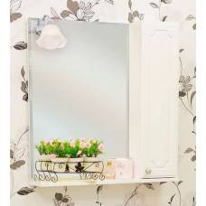 Зеркальный шкаф Sanflor Ксения 70 R (белый)