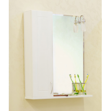 Зеркальный шкаф Sanflor Ода 60 L (белый)