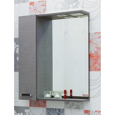 Зеркальный шкаф Sanflor Торонто 60 L (венге/орфей серый)