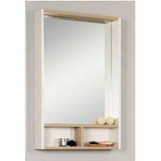 Зеркало Акватон Йорк 60 (белый глянец/дуб сонома)