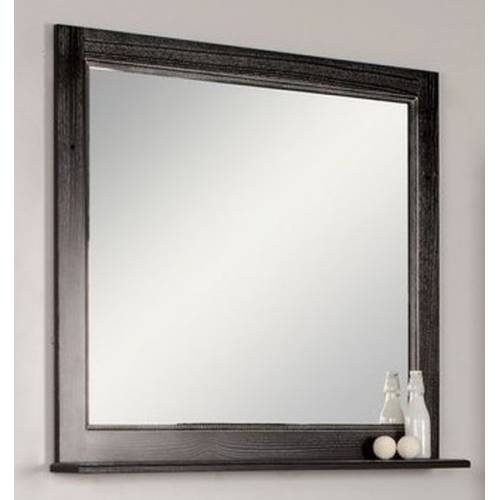Зеркало Акватон Жерона 105 (черное серебро) без светильников