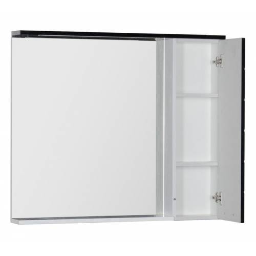 Зеркало Aquanet Доминика 100 LED белый (фасад черный)