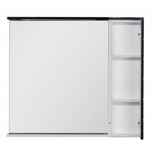 Зеркало Aquanet Доминика 100 LED белый (фасад черный)
