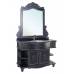 Зеркало Bellezza Аврора 115 (черный, патина серебро)