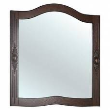 Зеркало Bellezza Грация Жардин 100 (белый, патина золото) (с подогревом)