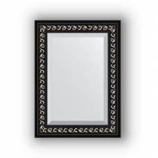 Зеркало Evoform Exclusive (BY 1125) (с фацетом) (черный ардеко) (55 см)