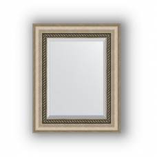 Зеркало Evoform Exclusive (BY 1354) (с фацетом) (старое серебро с плетением) (44 см)