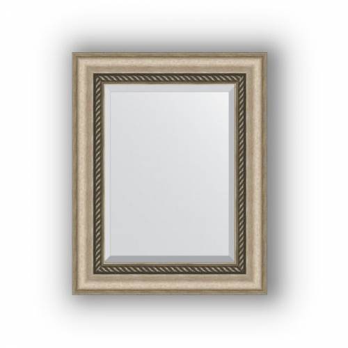 Зеркало Evoform Exclusive (BY 1354) (с фацетом) (старое серебро с плетением) (44 см)