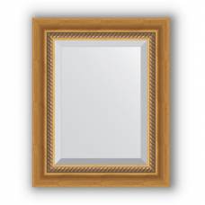 Зеркало Evoform Exclusive (BY 3353) (с фацетом) (состаренное золото с плетением) (43 см)