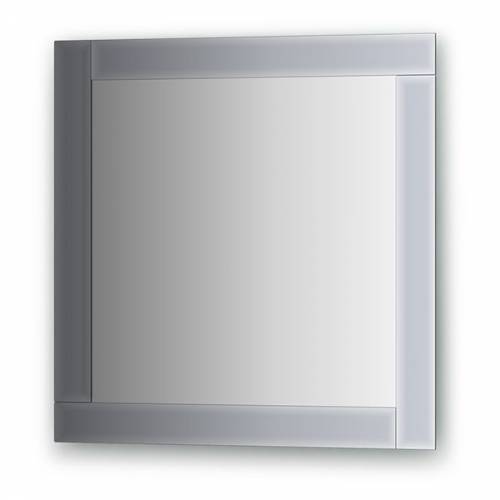 Зеркало Evoform Style (BY 0829) (с зеркальным обрамлением) (60 см) (графит)