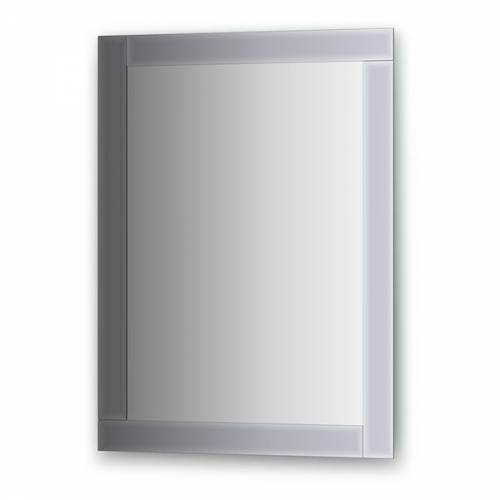 Зеркало Evoform Style (BY 0830) (с зеркальным обрамлением) (60 см) (графит)