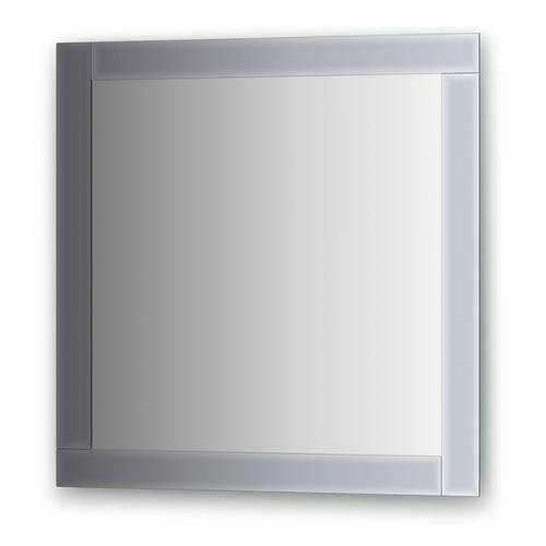 Зеркало Evoform Style (BY 0833) (с зеркальным обрамлением) (70 см) (графит)