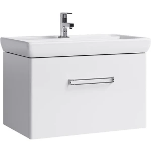 Тумба под раковину Aqwella Neo 80 с одним ящиком, белый