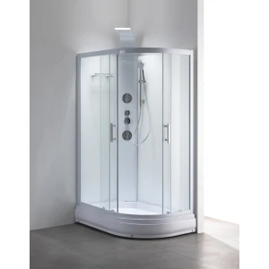 Душевая кабина Taliente TA-128CW(L) с гидромассажем 120х80, прозрачное стекло