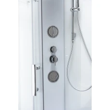 Душевая кабина Taliente TA-100CW с гидромассажем 100х100, прозрачное стекло