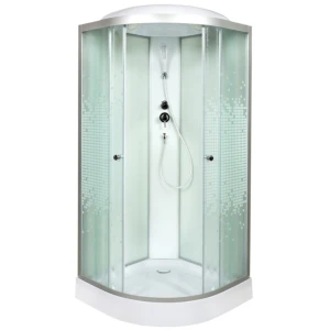 Душевая кабина DTO L 909+VST 90х90 стандартная, с вставкой в поддон