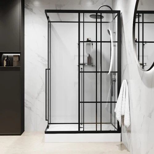 Душевая кабина Niagara Standart ST100/80/15QR/KL/BKT 100х80