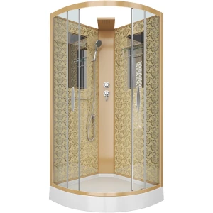 Душевая кабина Niagara Luxe NG-7715GBK 90x90