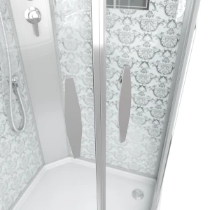 Душевая кабина Niagara Luxe NG-7715WBK 90x90