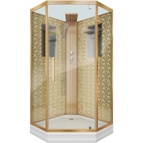 Душевая кабина Niagara Luxe NG-7799GBK 90x90