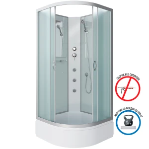 Душевая кабина Niagara Classic NG-3301-14BKG 90x90
