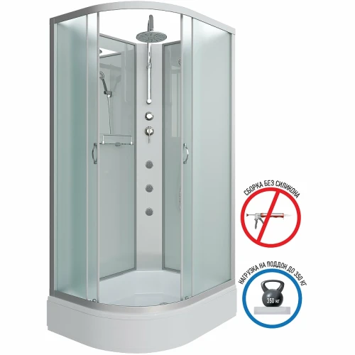 Душевая кабина Niagara Classic NG-33294-14RBKTG 120x90