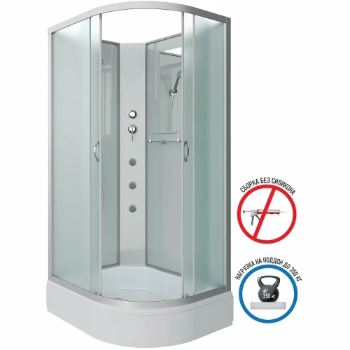 Душевая кабина Niagara Classic NG-33974-14LBKG 90x70