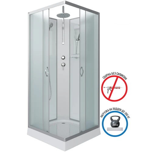 Душевая кабина Niagara Classic NG-1101-14BKT 90x90