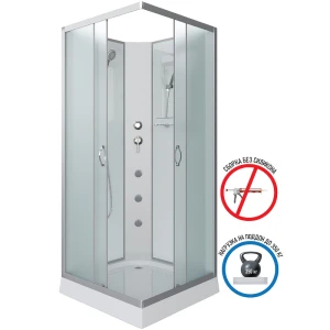 Душевая кабина Niagara Classic NG-1101-14BKG 90x90