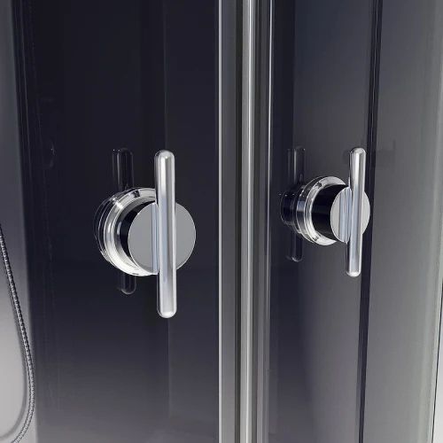 Душевая кабина Niagara Eco E80/40/TN/BK 80x80