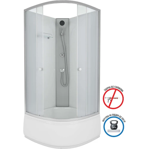 Душевая кабина Niagara Eco E90/40/MT/BK 90x90