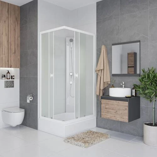 Душевая кабина Niagara Promo P100/80/26Q/MT/BK 100x80