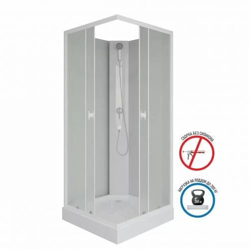 Душевая кабина Niagara Promo P90/13Q/MT/BK 90x90