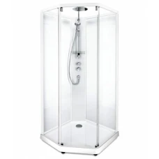 Душевая кабина IDO Showerama 10-5 Comfort 100х100 профиль белый, стекло прозрачное