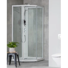 Душевая кабина IDO Showerama 10-5 Comfort 100х100 профиль белый, стекло прозрачное