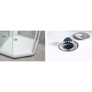 Душевая кабина IDO Showerama 10-5 Comfort 90х90 профиль белый, стекло прозрачное