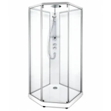 Душевая кабина IDO Showerama 10-5 Comfort 90х90 профиль хром, стекло прозрачное