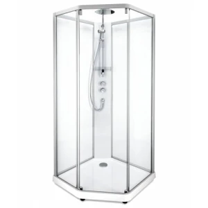 Душевая кабина IDO Showerama 10-5 Comfort 90х90 профиль хром, стекло прозрачное
