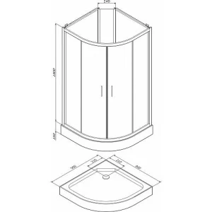 Душевая кабина Am.Pm Joy W85C-001-090GT 90х90